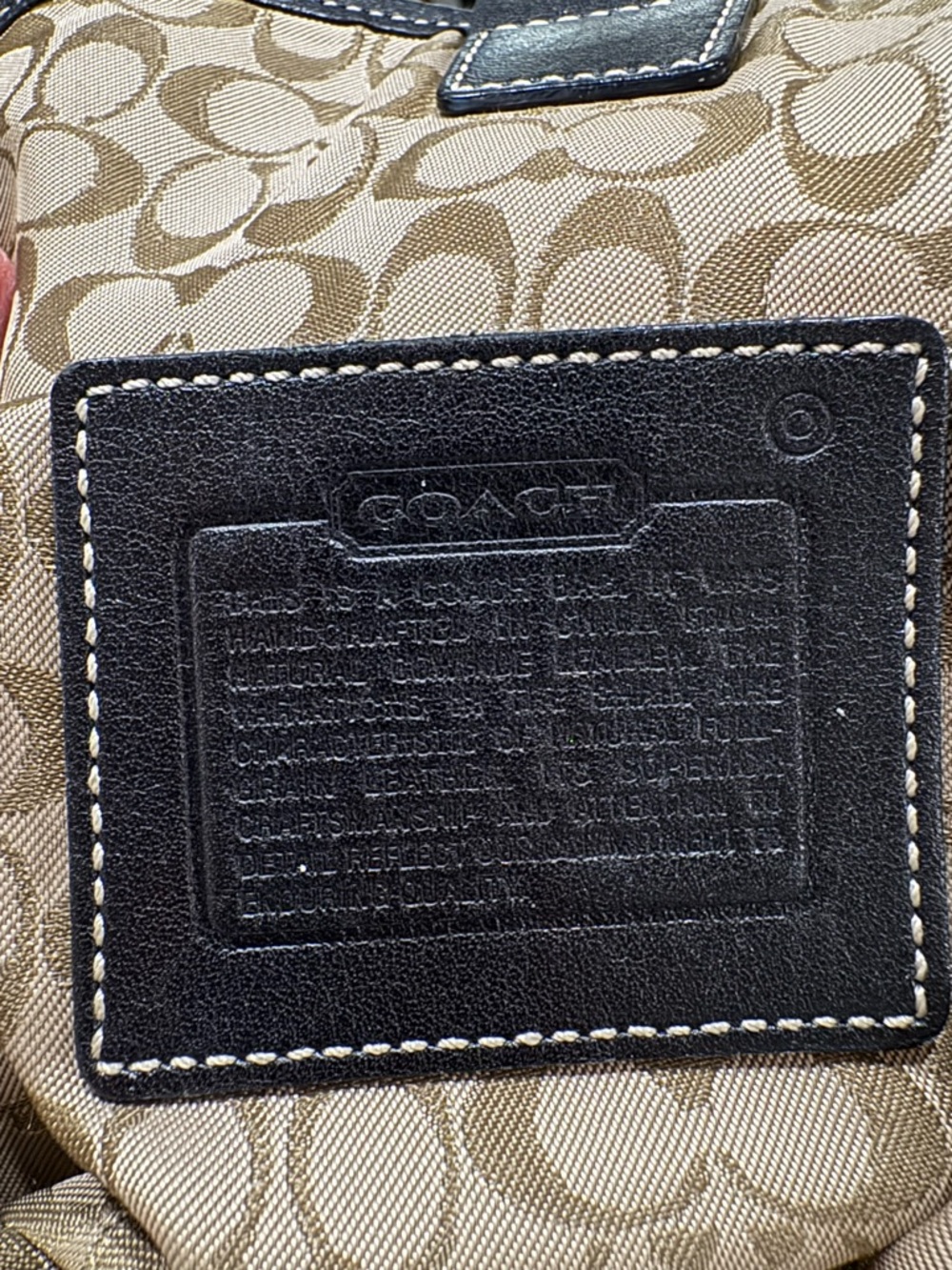 Coach Black Leather Crossbody Bag Flap Buckle Legacy Style Adjustable Strap - Picture 8 of 15